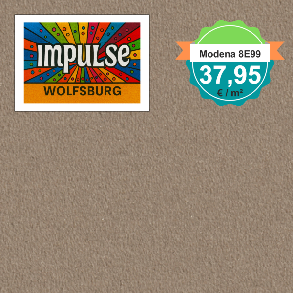 Vorwerk Teppichboden Modena 8E99 marone – hochwertiger Velours in edlem Maronebraun, Meterware in 4 oder 5 m Breite